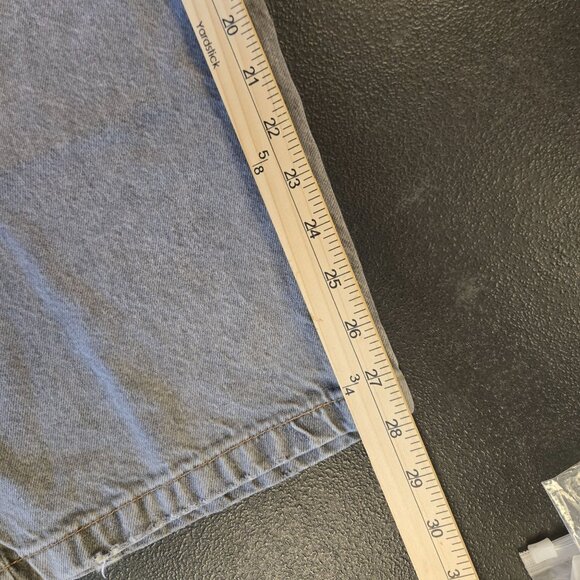 Bershka Gray High-Waist Baggy Skater Jeans For Women Size 32 - Picture 11 of 14